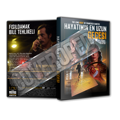 Hayatımın En Uzun Gecesi - La larga noche de Francisco Sanctis - 2016 Türkçe Dvd Cover Tasarımı